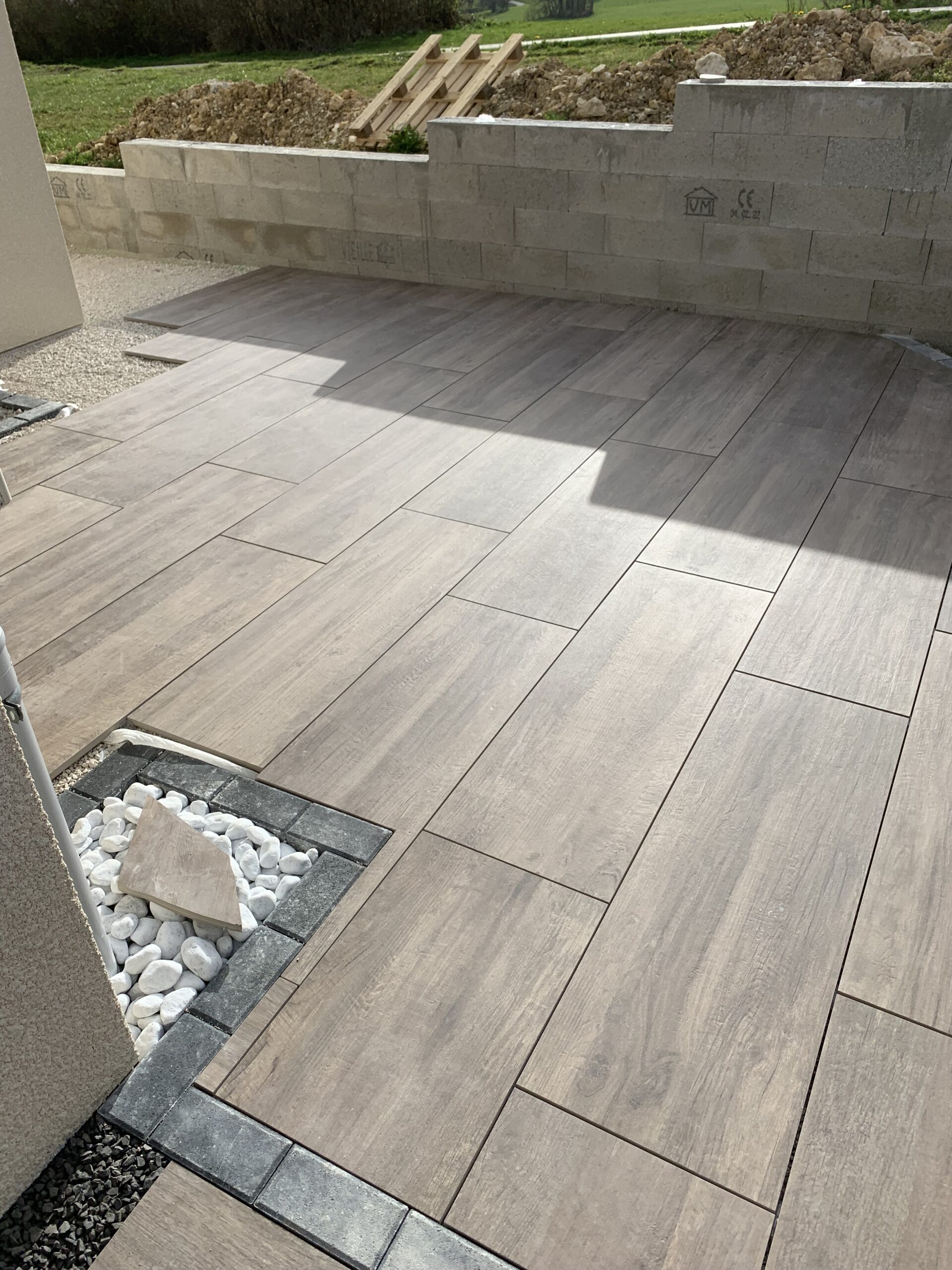 Terrasse bois à Villers-le-Lac